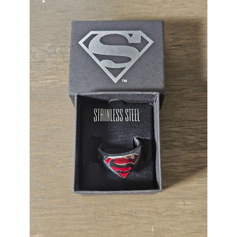 Superman Steel Ring Size 12